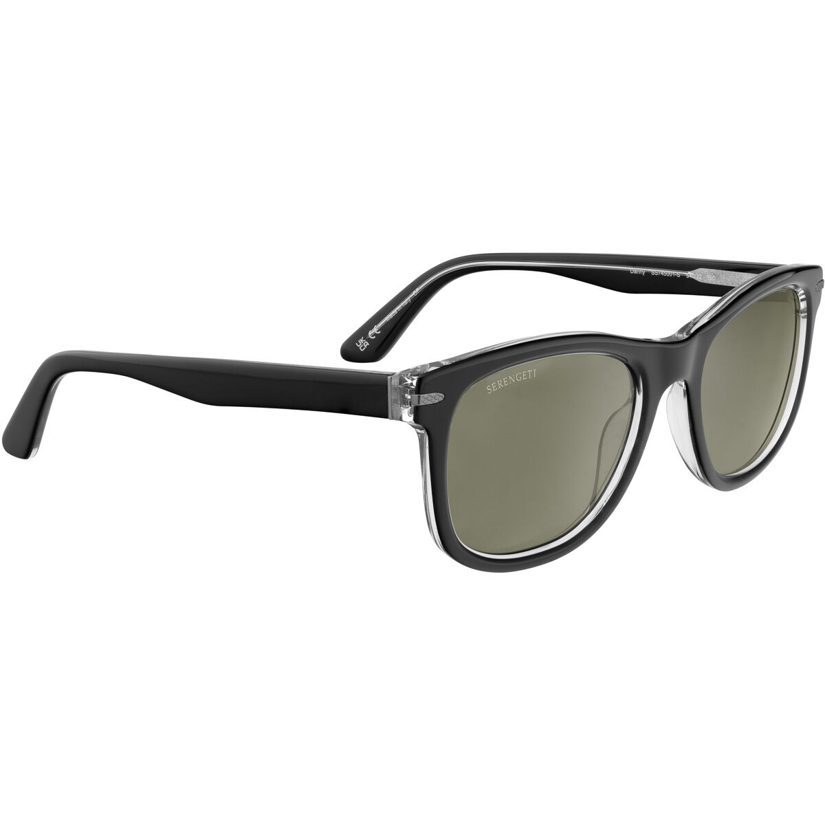 DANNY, Shiny Black-Mineral Polarized 555nm Cat 3 to 3, hi-res image number null